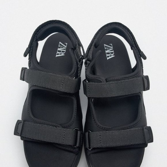 ZARA BLACK SANDALS - Picture 3 of 7